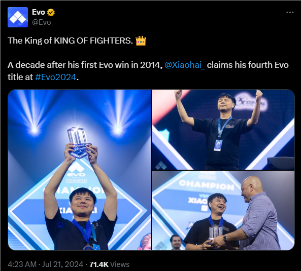 买球软件中国格斗游戏第一人!中国选手小孩曾卓君再夺EVO《拳皇15》冠军(图2) 买球软件中国格斗游戏第一人!中国选手小孩曾卓君再夺EVO《拳皇15》冠军(图2)